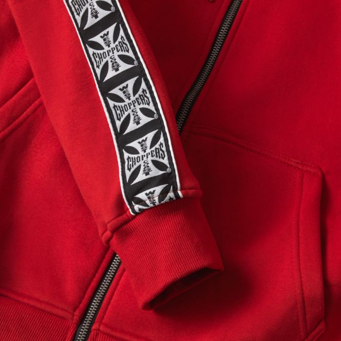 WCC OG TAPED ZIP HOODY - RED