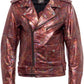 Queen Kerosin Bikerjacke "Blutrot"