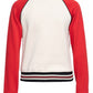 Queen Kerosin College Sweat Jacket "Q" Red & White