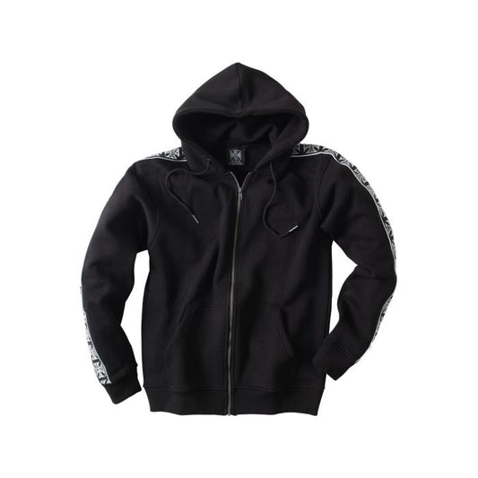 WCC OG TAPED ZIP HOODY - BLACK