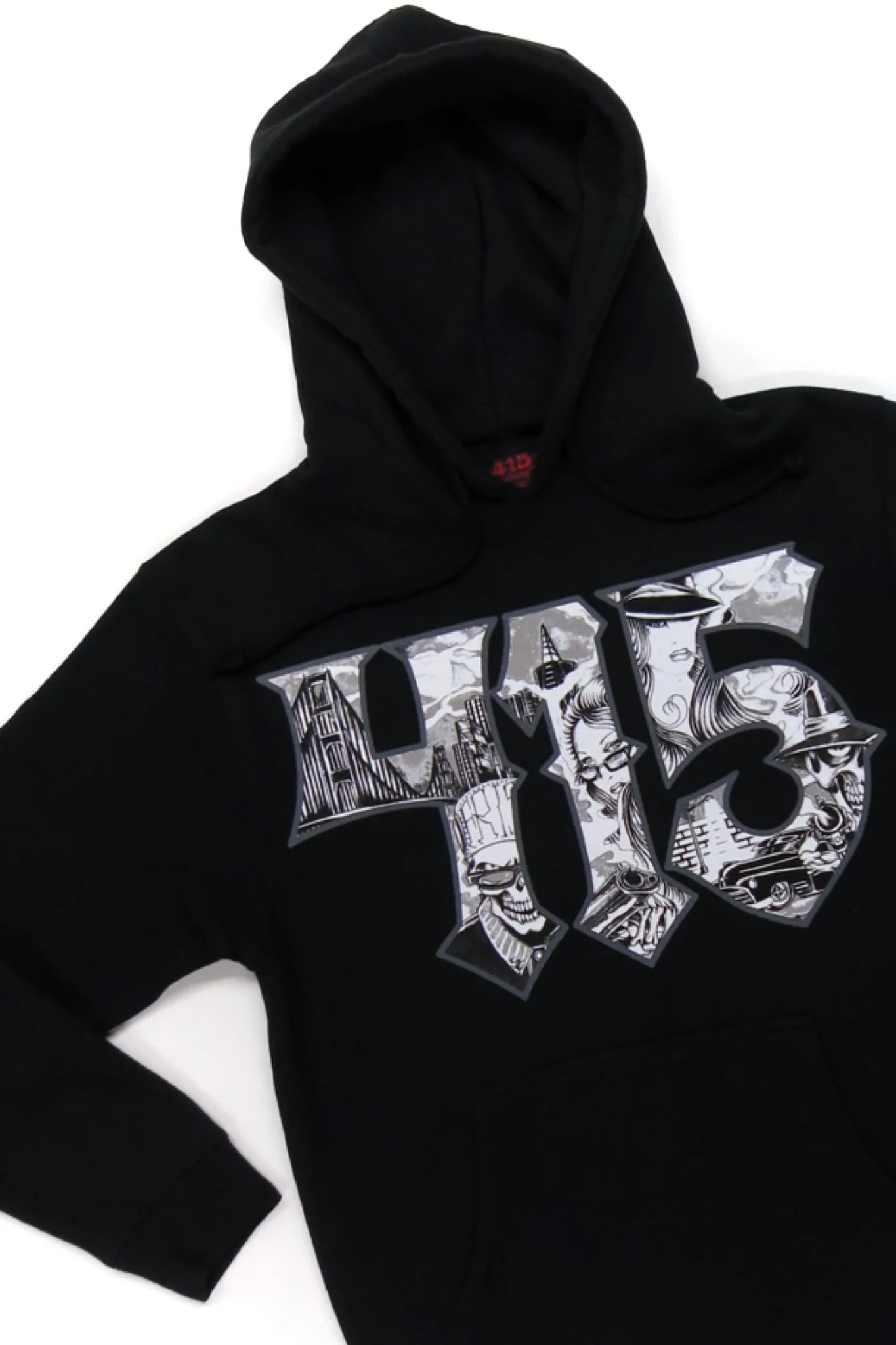 415 Clothing Frisco 415 Gangster Men's Hooded Sweatshirt