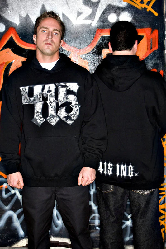 415 Clothing Frisco 415 Gangster Men's Hooded Sweatshirt