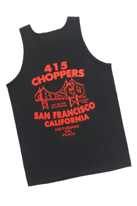 415 Clothing Frisco #1 Men's Black Tank Top