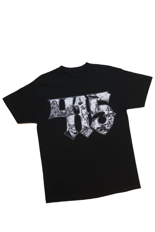 415 Clothing Frisco 415 Gangster Men's Short Sleeve