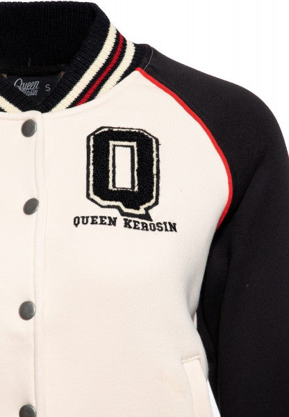 Queen Kerosin "College Sweatjacke »QK«"