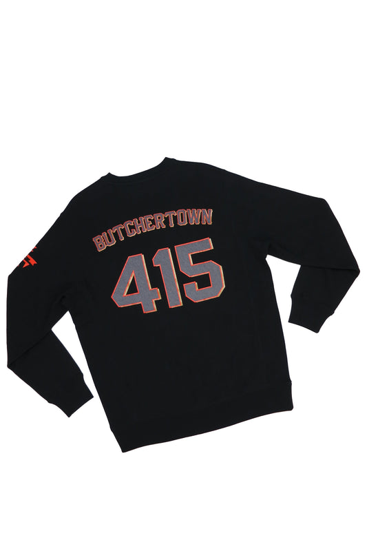 415 Clothing Frisco Butchertown Baseball Crewneck