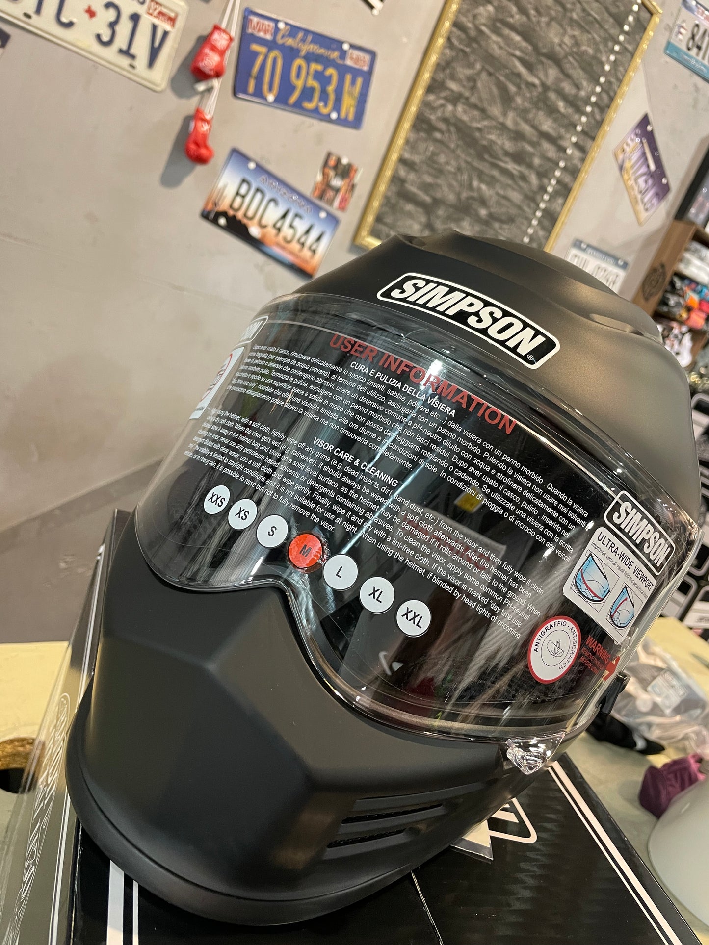 SIMPSON SPEED Motorcycle Helm