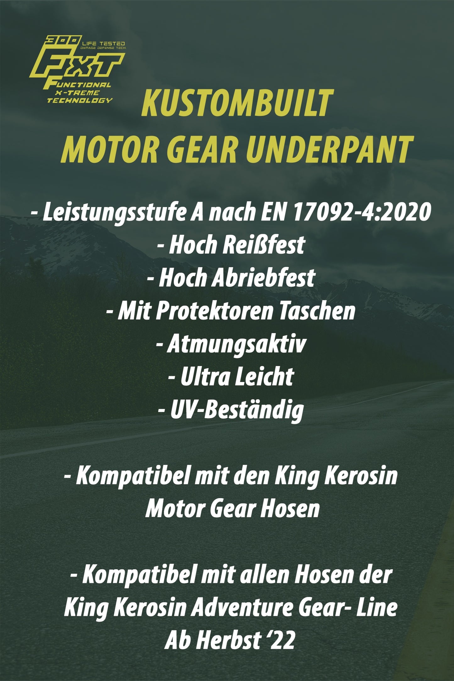 KK Kustombuilt "Motorgear Underpant" Motorradunterwäsche