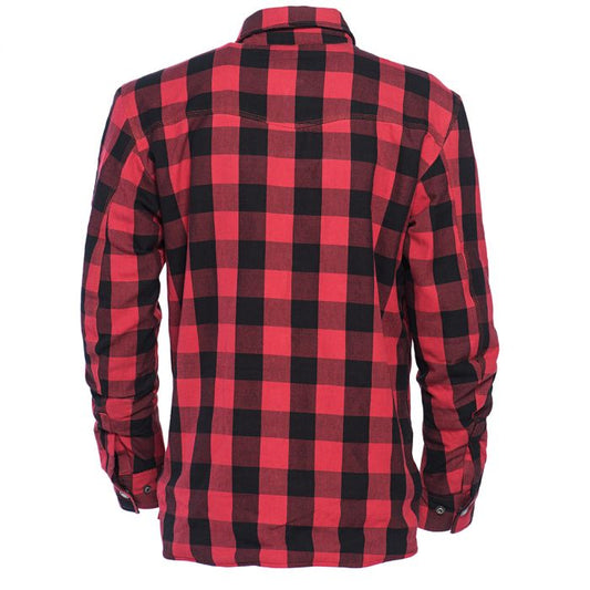 WCC Flannel Kevlar Riding Shirt "red/back"