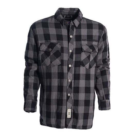 WCC Flannel Kevlar Riding Shirt "grey/black"