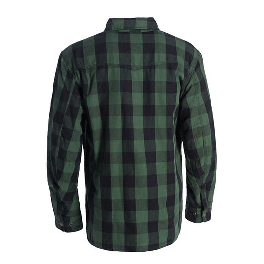 WCC Flannel Kevlar Riding Shirt "green/back"